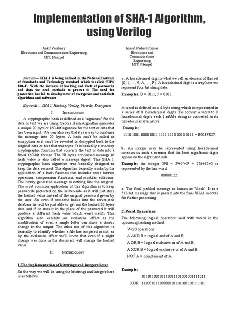 Sha 1 Algorithm Chirag 的图像结果