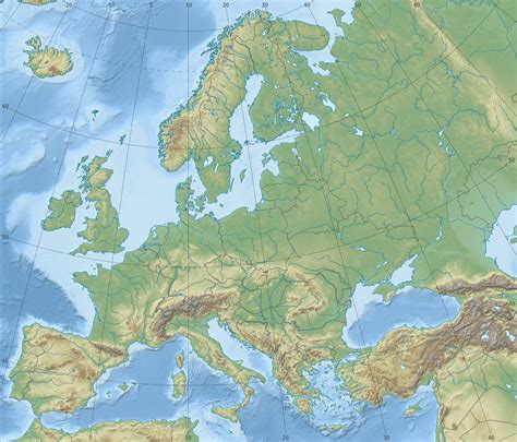 Europe Relief Map 的图像结果
