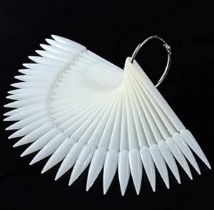 Buy Bolt bee Professional 50 pcs Nail Sample Sticks Natural Stiletto ...