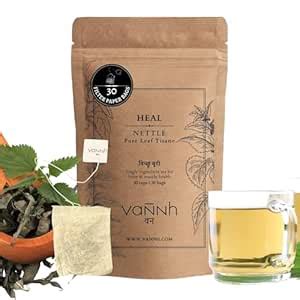 Vannh Nettle Pure Leaf Tisane (30 Paper Bags) | Organic Shade-Dried ...