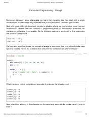 Image result for Computer Programing Arry and String Part