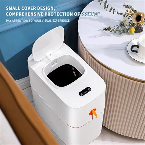 Buy MOPALL Trash Cans for Bathroom,Automatic Garbage Cans with Lids for ...