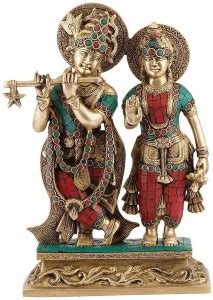 Collectible India 12 inch Gorgeous Large Radha Krishna Statue ...