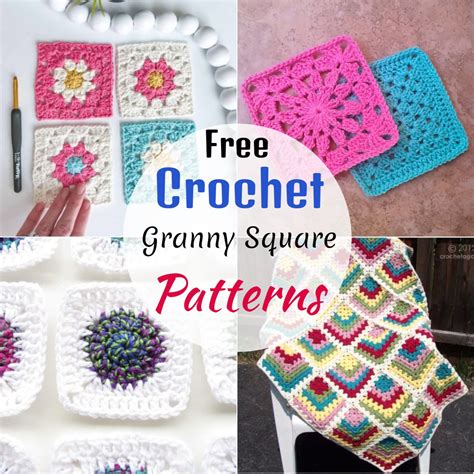20+ Easy And Free Granny Square Patterns For Beginners