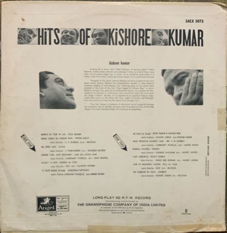 HITS OF KISHORE KUMAR-VINYL LP | Indian Music Store