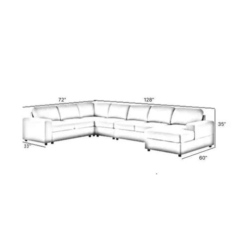Cirina 8 Seater U Shape Fabric Sofa For Living Room| Bedroom | Office ...