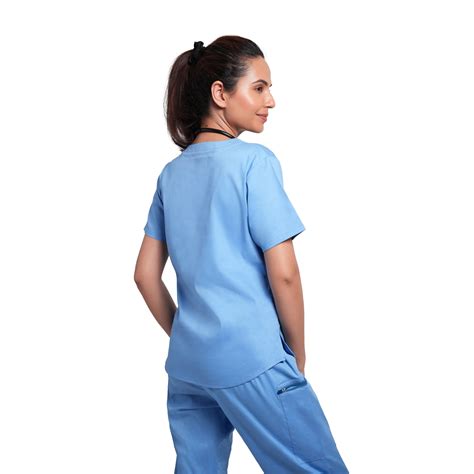 Woman Sophia Classic (Ceil Blue) Scrub Sets – Scrubstory
