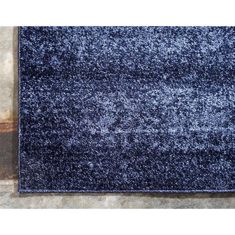 Unique Loom Lucille Del Mar 10 X 13 (ft) Navy Blue/Blue Indoor ...
