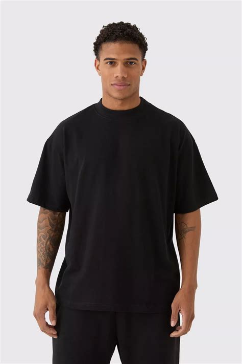 Basic Oversized Extended Neck T-Shirt | boohooMAN USA in 2025 | Plain ...