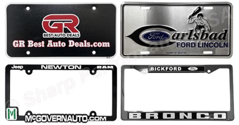 Image result for Auto Dealer License Plate Frames