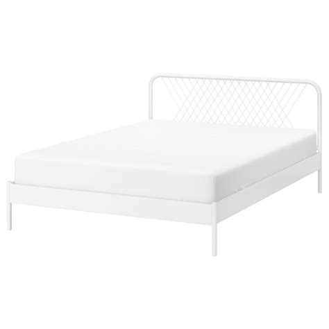 NESTTUN bed frame, white/Lönset, 160x200 cm (63x783/4") - IKEA