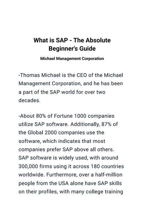 Image result for Learning SAP for Beginners