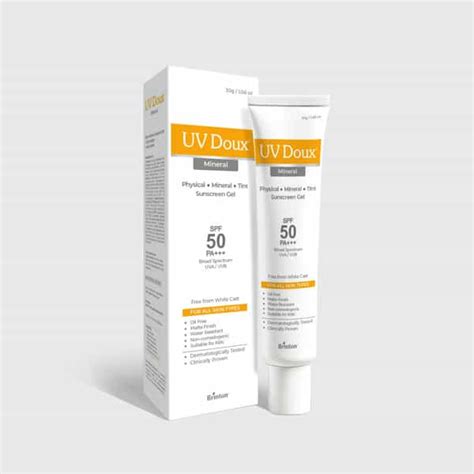 Buy BRINTON UV DOUX MINERAL SPF 50 PA+++ FOR ALL SKIN TYPES SUNSCREEN ...