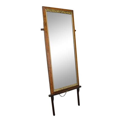 Antique Early 19th Century Louis XV Easel Floor Mirror | Chairish