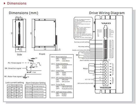 YAKO YKD2822M DSP digital Microstepper Stepper driver high performance ...