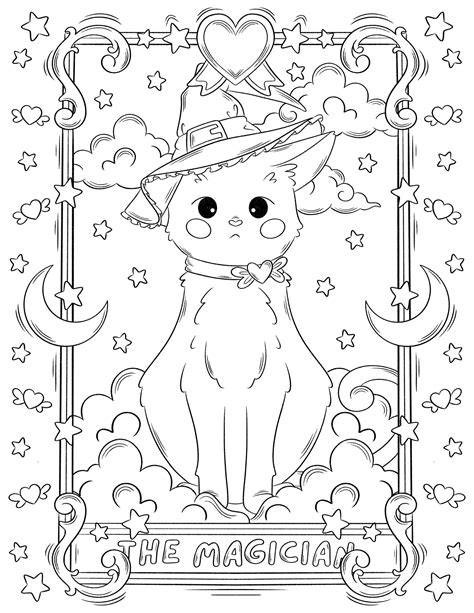 Kawaii Aesthetic Coloring Pages - King Printables