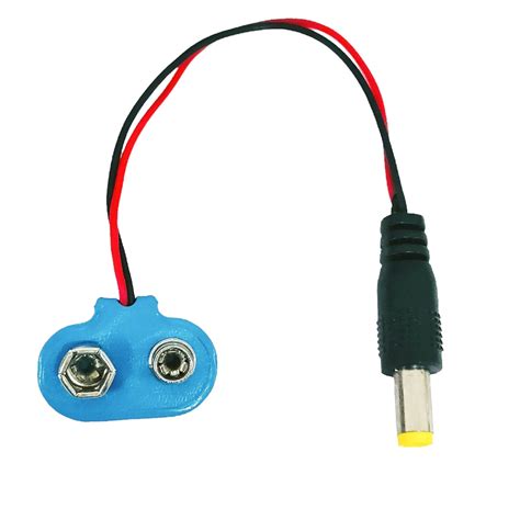 Battery Clip with DC Jack – Harish Projects