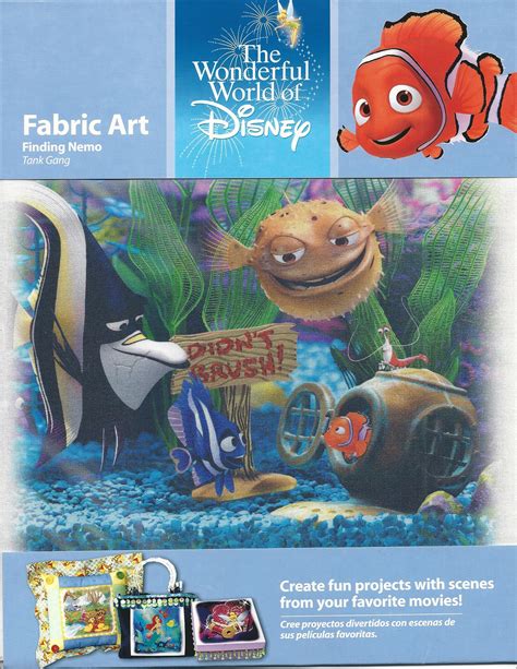 Buy The Wonderful World of Disney Fabric Art Finding Nemo Tank Gang ...