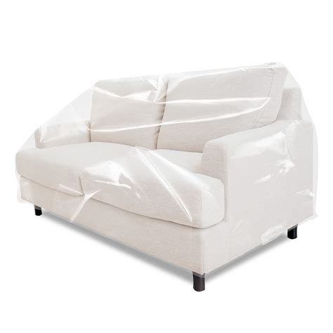 Dznils Plastic Sofa Cover, Waterproof Washable Slipcover for Storage ...