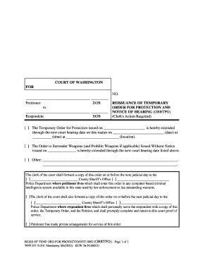 Fillable Online Worksheet for the Harassment and/or Stalking Petition ...
