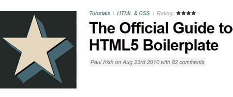 Image result for HTML5 Boilerplate Tutorial