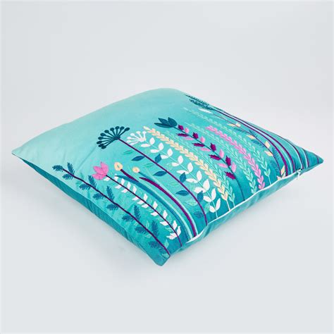 Buy Lucent Tinker Embroidered Cushion Cover - 40x40cm from Home Centre ...
