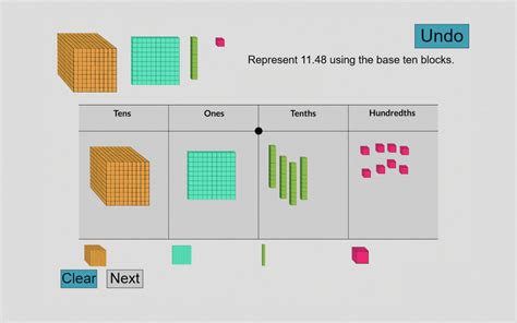 Image result for Visualizing Decimal Numbers Using Blocks