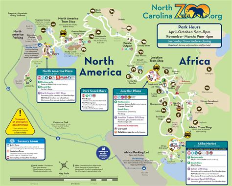 North Carolina Zoo Habitats, Exhibits, & Map - Kid Friendly Triad
