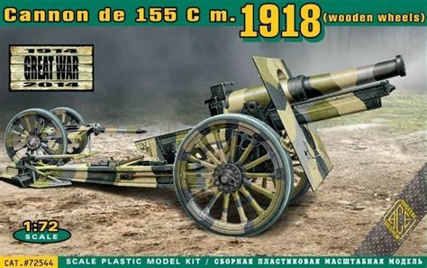 Buy My Pet Elephant ACE 72544 1/72 Cannon de 155 mm Howitzer Model 1918 ...