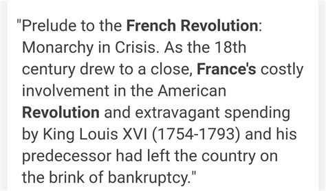 What happened immediately following the French Revolution? - Brainly.in
