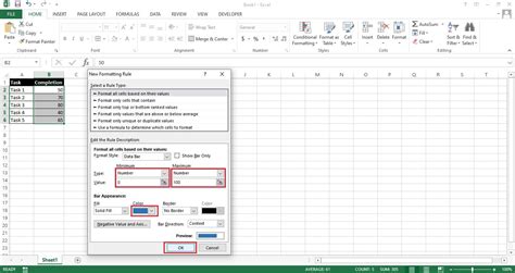 Image result for Excel Conditional Formatting Custom Progress Bar