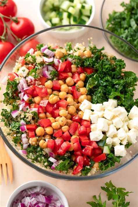 Quinoa Chickpea Feta Salad Recipe at Victoria Jenkins blog