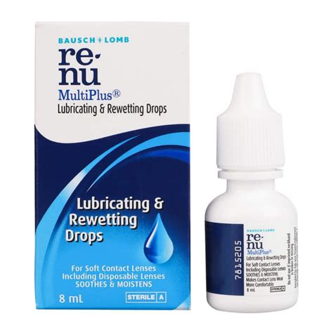 Buy Bausch & Lomb Renu Multiplus 8ml Lubricating & Rewetting Drops ...