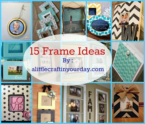 Creative Ways To Decorate A Picture Frame at Steve Michelle blog
