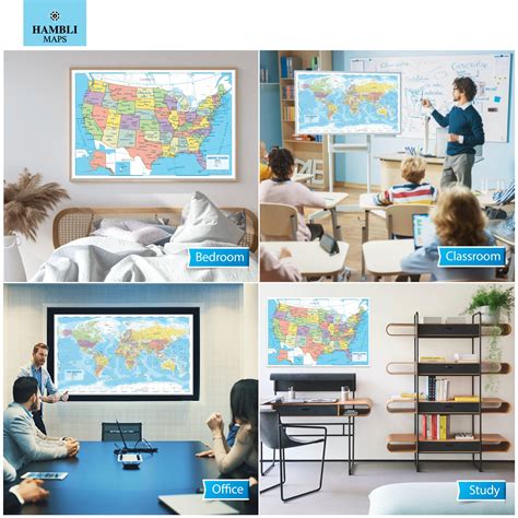 World Map Poster 33 X 24 Large Wall Map World | Desertcart INDIA