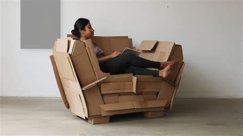 Image result for Cardboard Box Chair