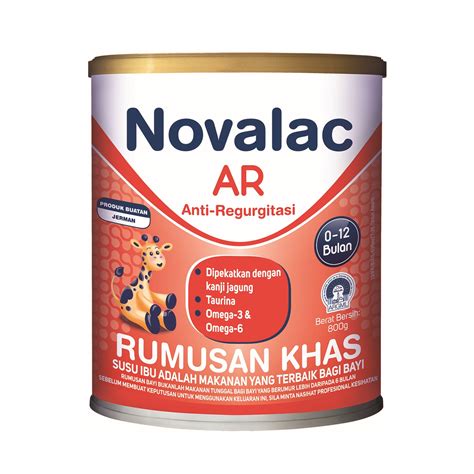 Novalac AR Special Infant Formula 800g (Anti-Regurgitation) – AA Pharmacy