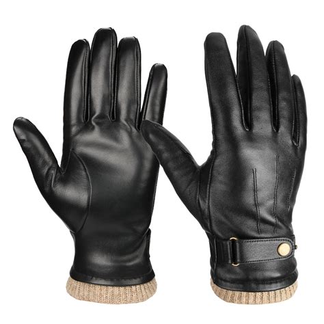 7 Best Winter Black Leather Gloves for Men: Top Picks