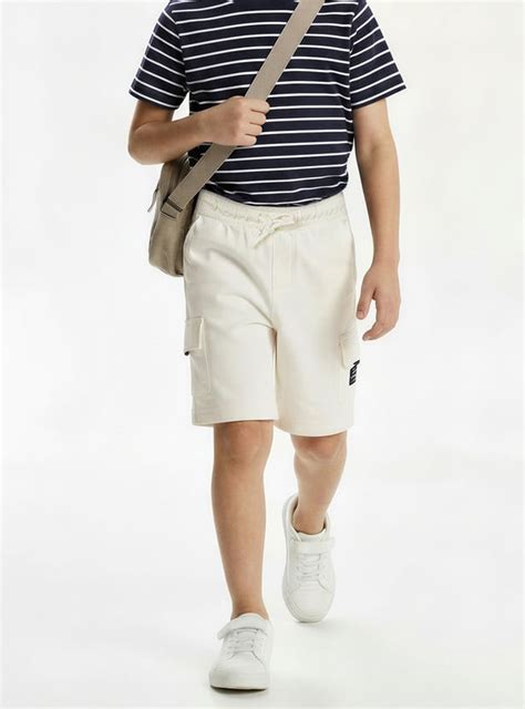 Buy Boys Solid Cargo Shorts Online at just Rs. 299.0 - 1000016223892 ...