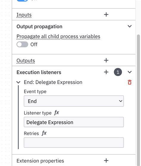 Image result for Service Task Listener Camunda Modeler