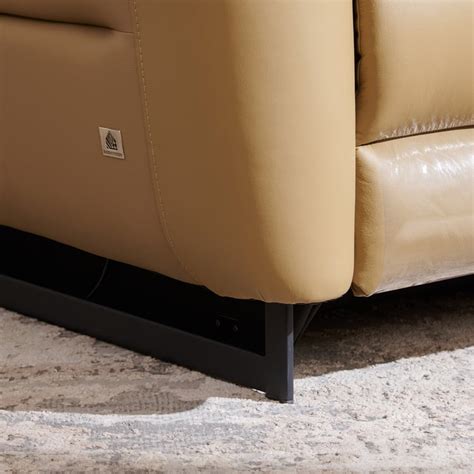 Buy Andre Half Leather 1-Seater Electric Recliner - Beige from Home ...