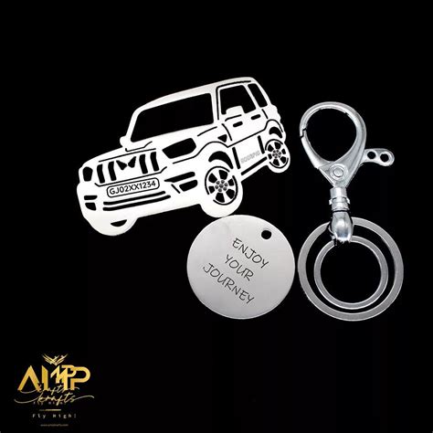 Personalized Mahindra Scorpio Classic Keychain – Ampkrafts