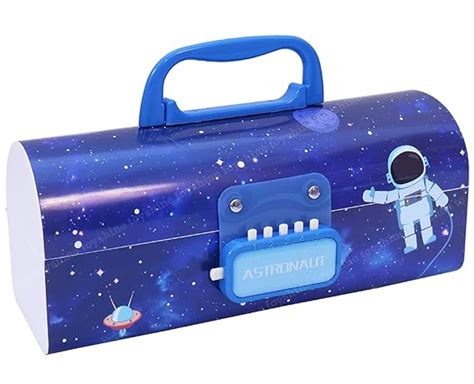 Toyshine Pencil Box With Code Lock Pen Case Large Capacity Multi-Layer ...