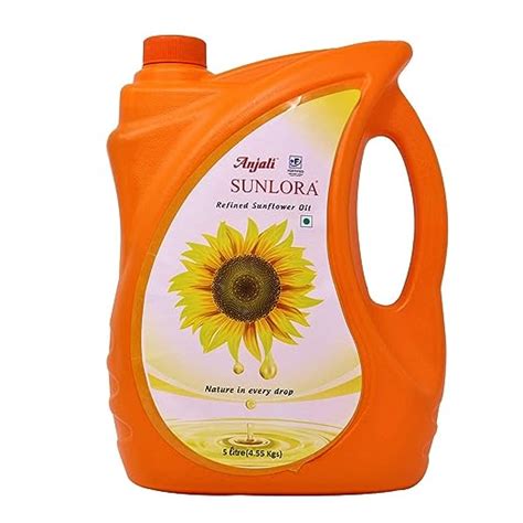 SUNLORA Sunflower Oil (5 Litre Can) : Amazon.in: Grocery & Gourmet Foods