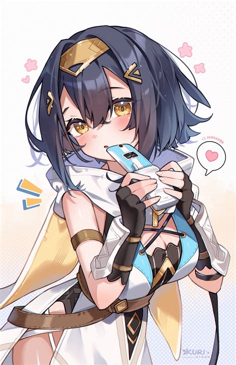 amber (stella sora) drawn by kuri_(animejpholic) | Danbooru