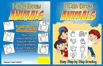 I Can Draw Animals: Learn How to Draw Animals for Kids with Step by ...