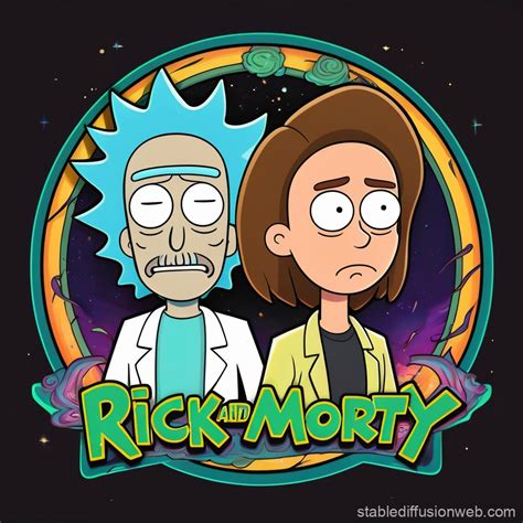 Rick and Morty Logo Alternate Style | Stable Diffusion Online