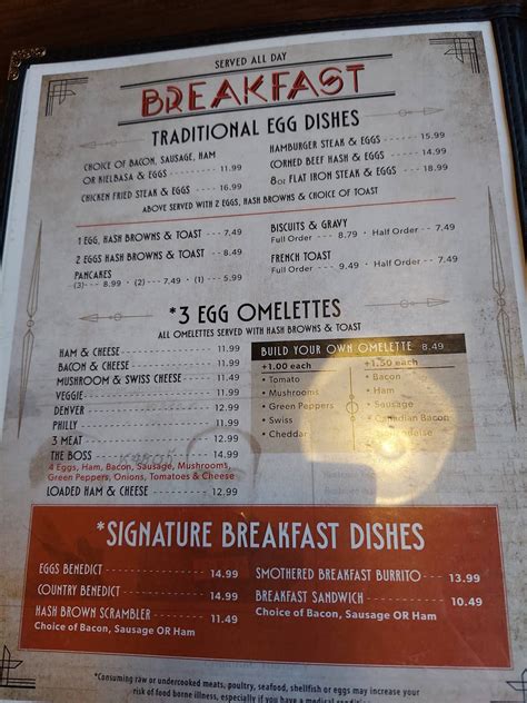 Menu at Capones Bar and Grill, North Platte