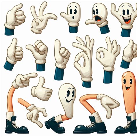 Cartoon hand gestures Images - Free Download on Freepik