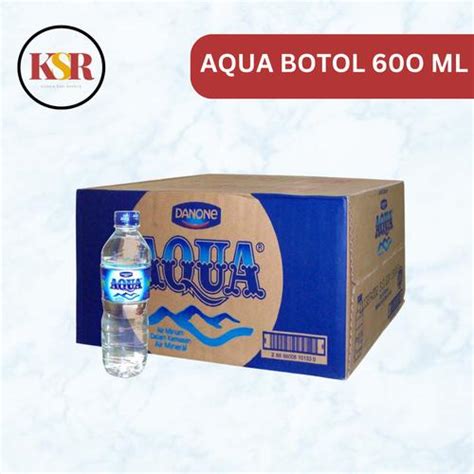 Jual [KSR] AQUA Botol 600ml Dus - 24 x 600ML [ Khusus Bandung ] - Kota ...